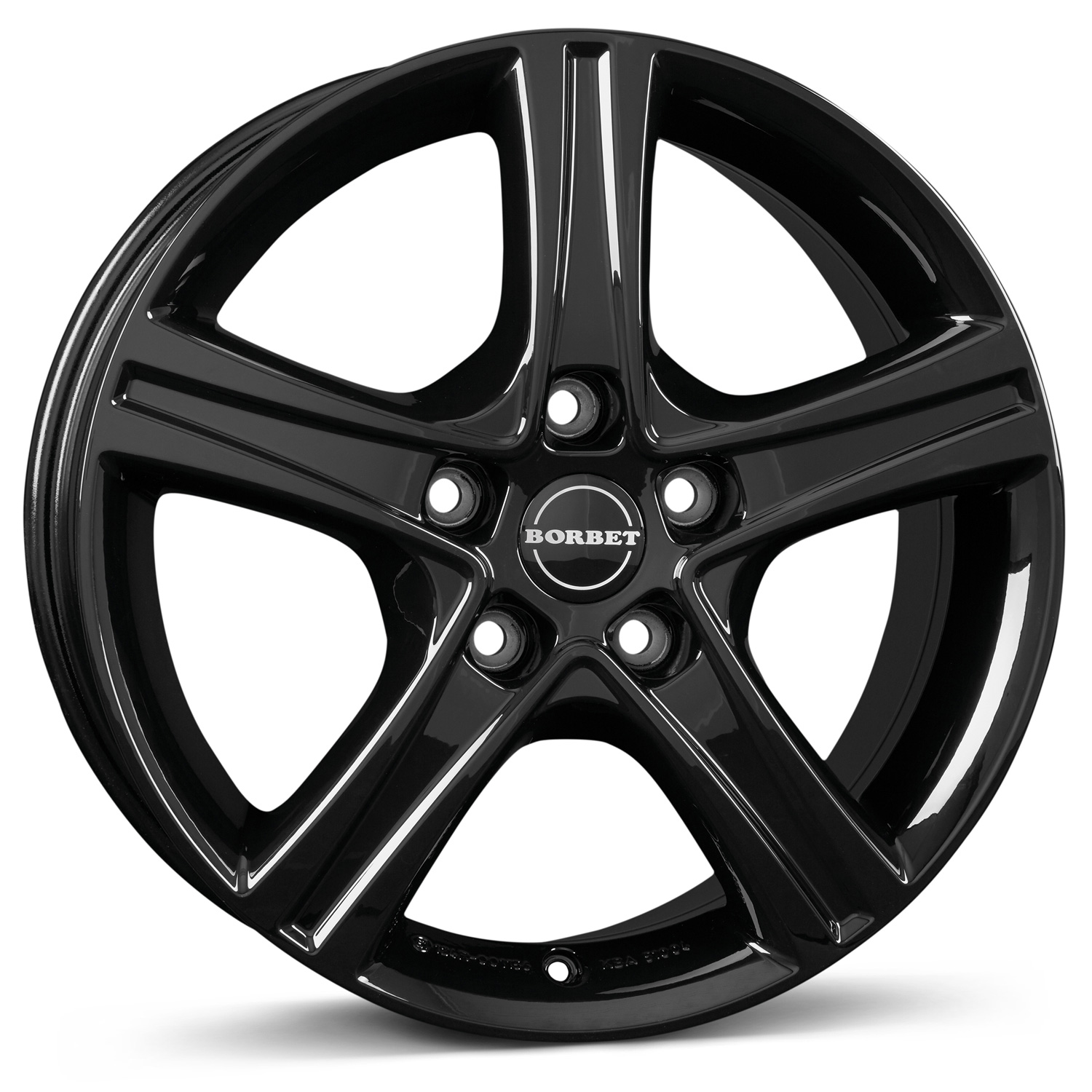 Jante Borbet CWD 6,5x16 ET45 5x114.3 16 Pouces black glossy