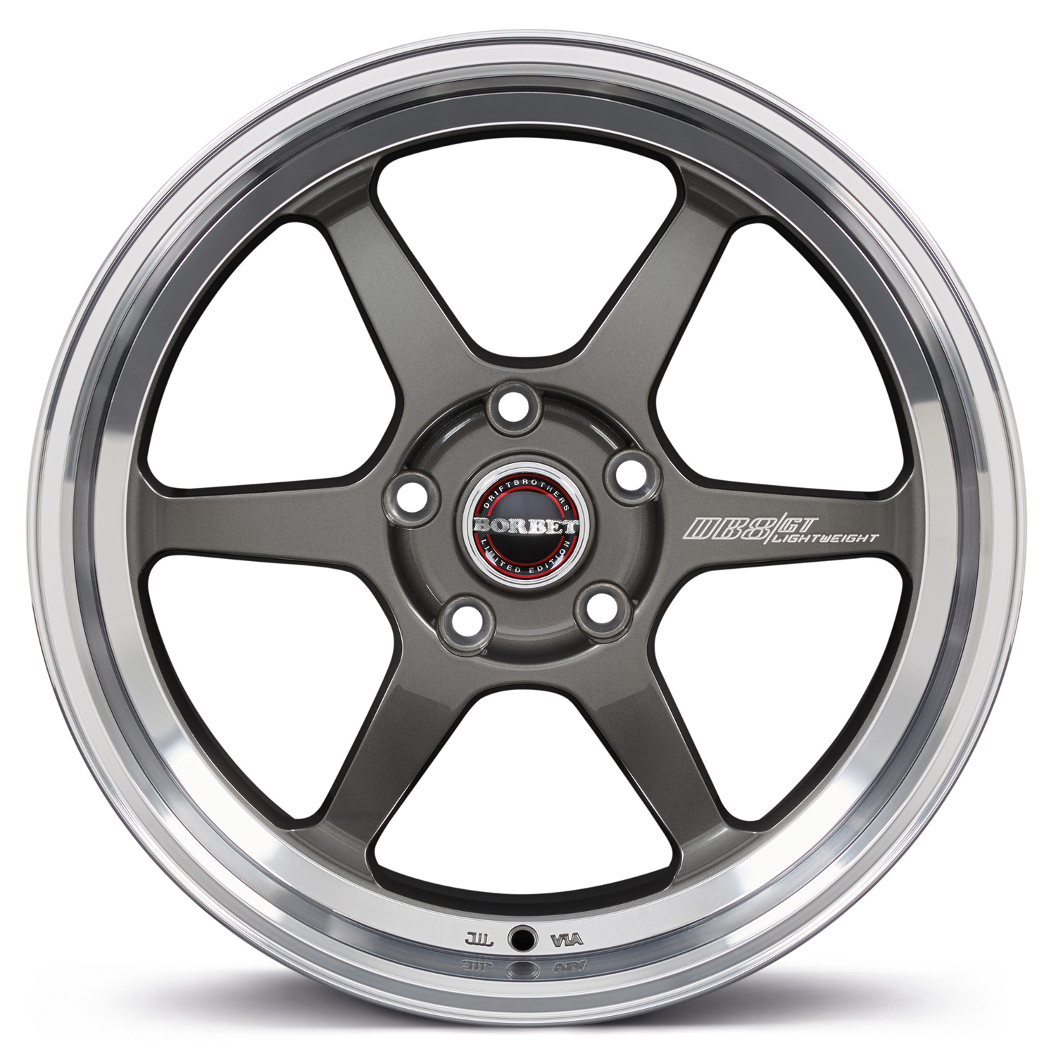 Jante Borbet DB8GT 9,5x18 ET30 5x120 18 Pouces graphite rim polished