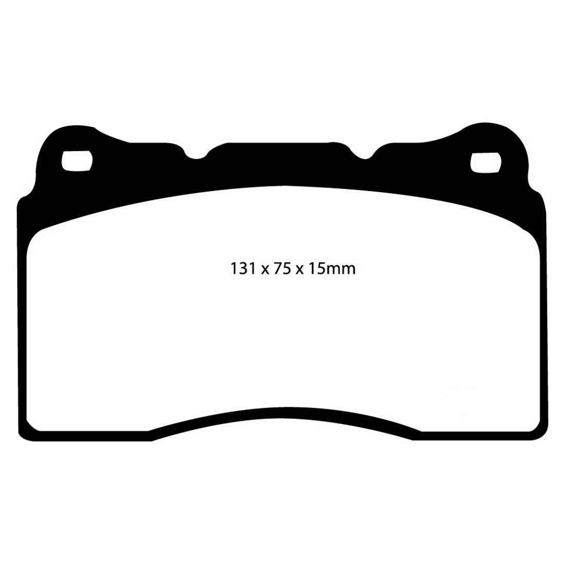 Plaquettes de frein EBC Redstuff EBC102378 pour Volvo S60 V70 (2)