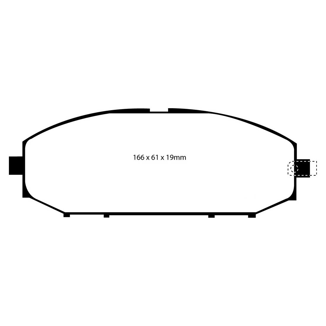 Plaquettes de frein EBC Greenstuff EBC114885 pour Nissan Patrol GR