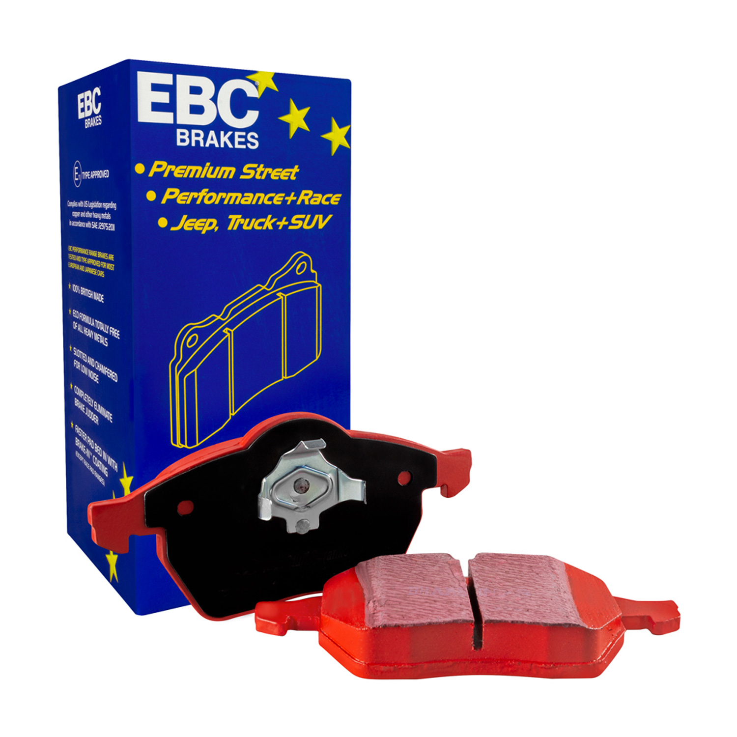 Plaquettes de frein EBC Redstuff EBC102378 pour Volvo S60 V70 (2)
