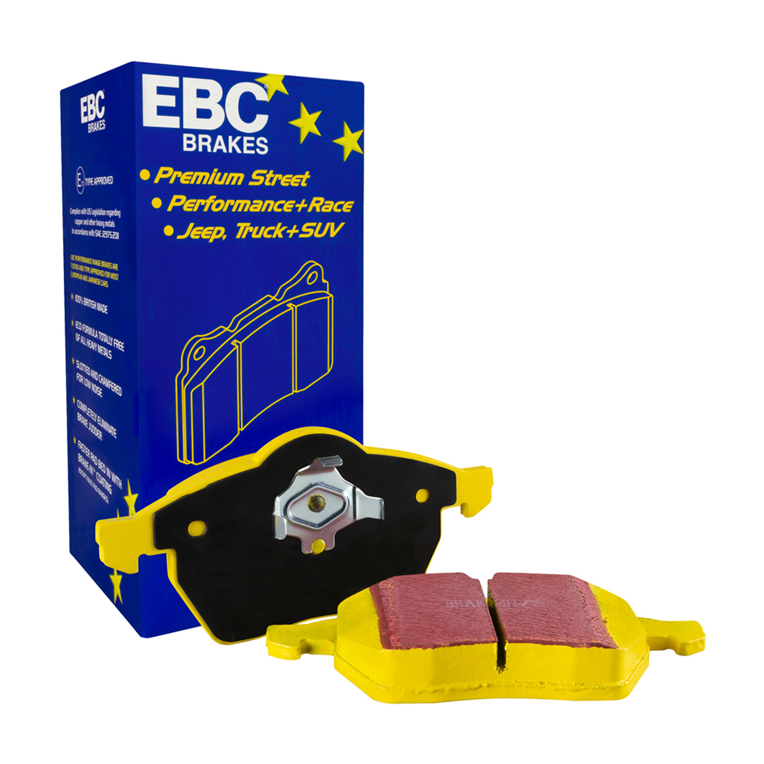 Plaquettes de frein EBC Yellowstuff EBC102694 pour BMW 1500 1800