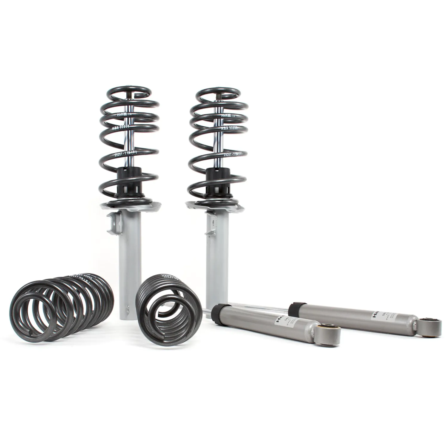 Réparation Amortisseur Avant Voiture BESTPRICE 4x Amortisseurs à Gaz Avant Et Arrière Jambe De Suspension Y Compris Roulements De Dôme &, Kit Anti- poussière, Compatible Avec BMW Série 3 (E90), Série 3 Cabrio