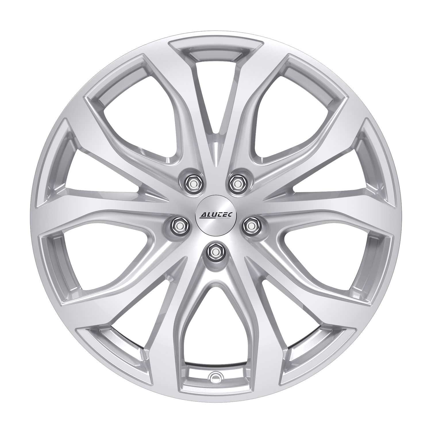 Jante Alutec W10 X 9,0x20 ET43 5x108 20 Pouces polar-silver