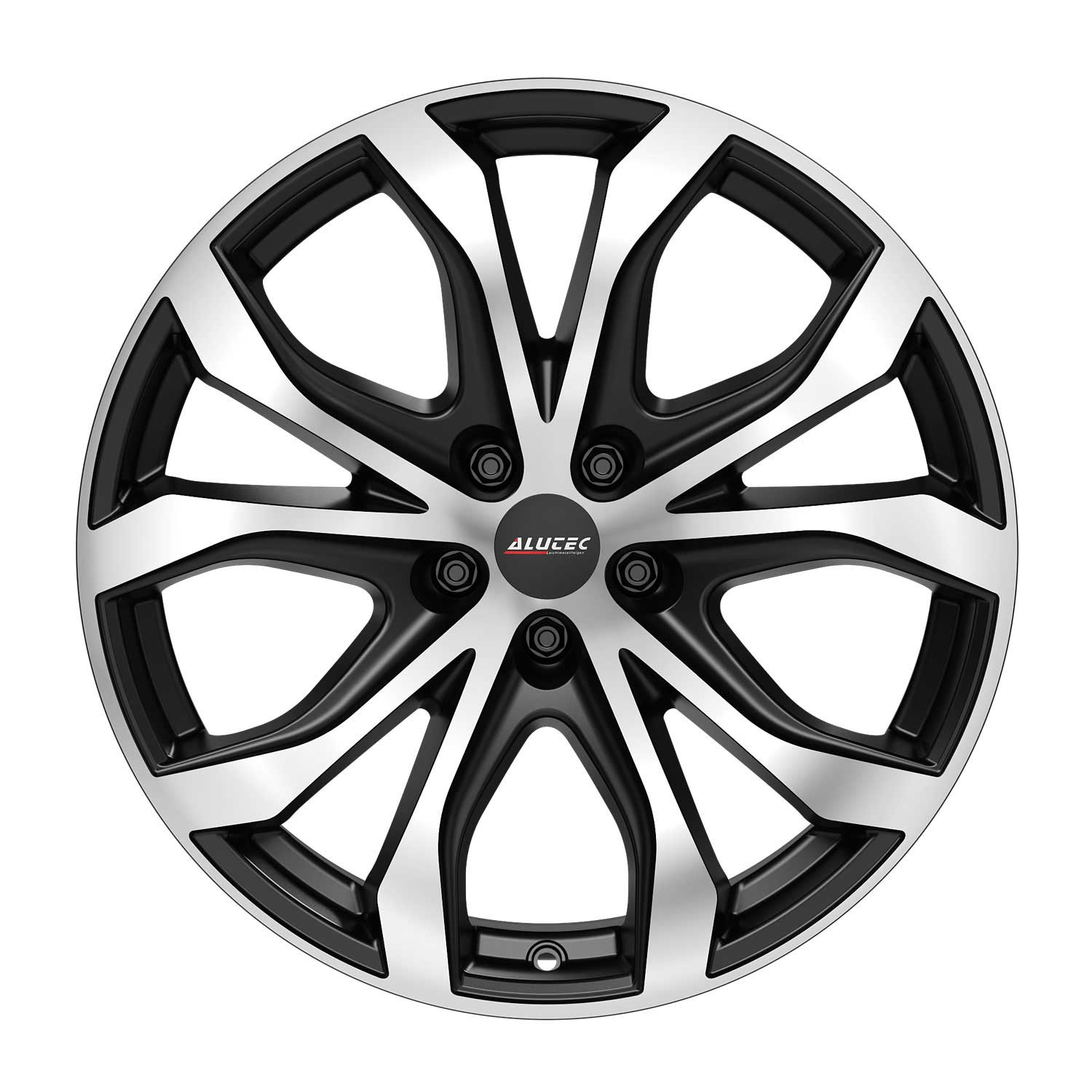 Jante Alutec W10 X 8,0x18 ET51 5x150 18 Pouces racing-black front polished