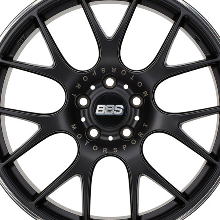Jante BBS CH-R 9,5x19 ET35 5x112 19 Pouces schwarz matt