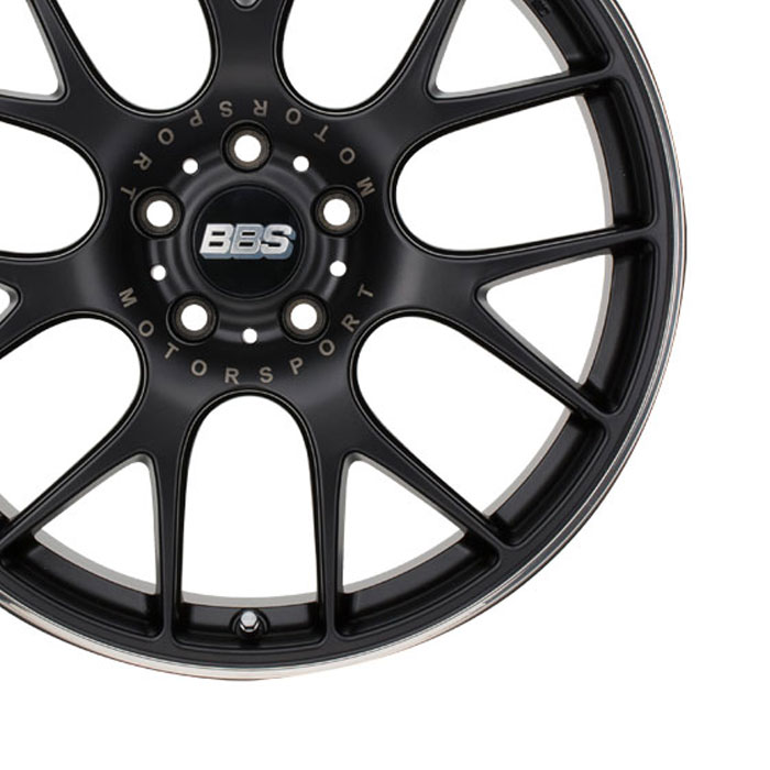 Jante BBS CH-R 9,5x19 ET35 5x112 19 Pouces schwarz matt