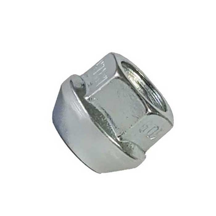 Écrou de roue ouvert argent M12x1,25 conique 60° pour Suzuki