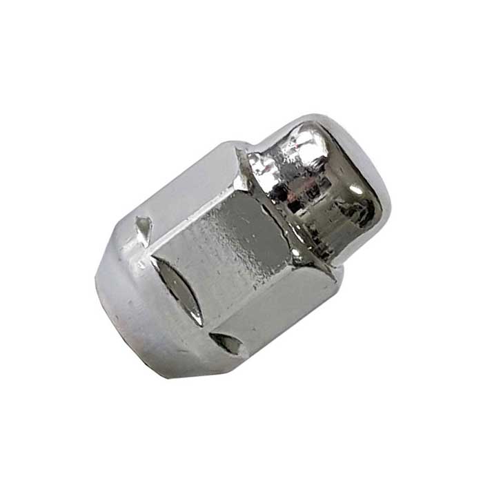Écrou de roue argent M12x1,25 conique fermé 60° 34mm pour Smart