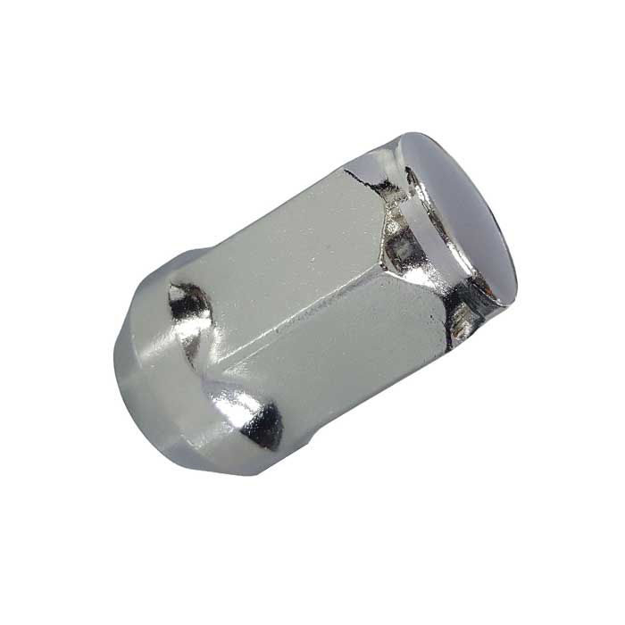 Écrou de roue argent M12x1,25 conique fermé 60° 34mm pour Suzuki