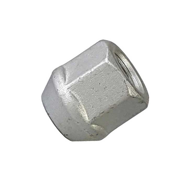 Écrou de roue ouvert argent M12x1,5 conique 60° 22mm pour VW