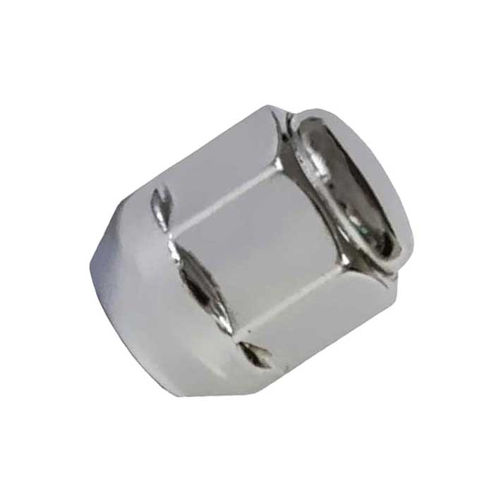 Écrou de roue argent M12x1,5 conique fermé 60° 25mm pour VW