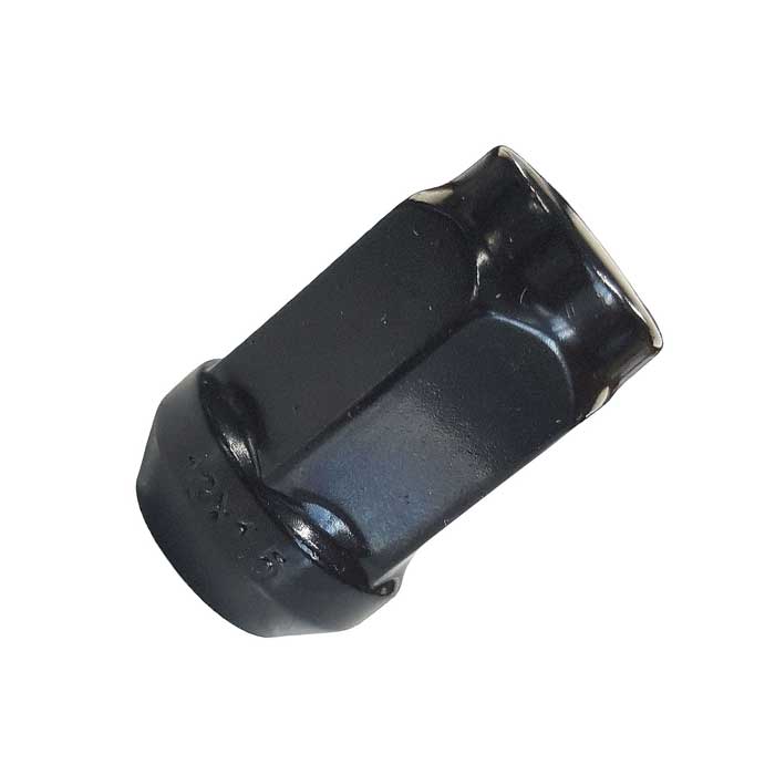 Écrou de roue noir M12x1,5 conique 60° 35mm pour Daewoo