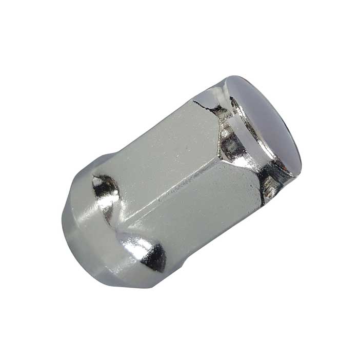 Écrou de roue argent M14x1,5 conique fermé 60° 35mm pour Opel