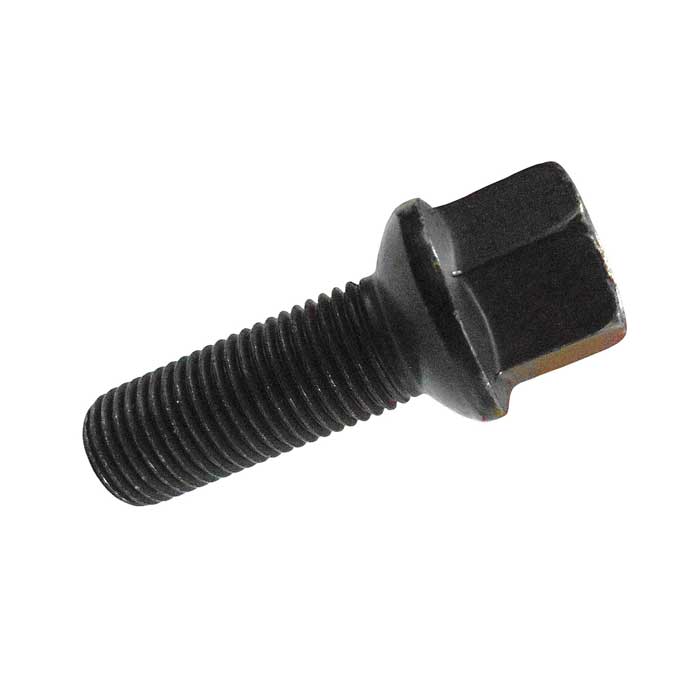 Boulon de roue noir M14x1,5 spherique R13 35mm pour Skoda