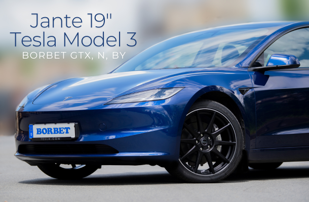 Voyagez avec style: jantes Borbet de 19 pouces pour la Tesla Model 3 avec homologation ABE.